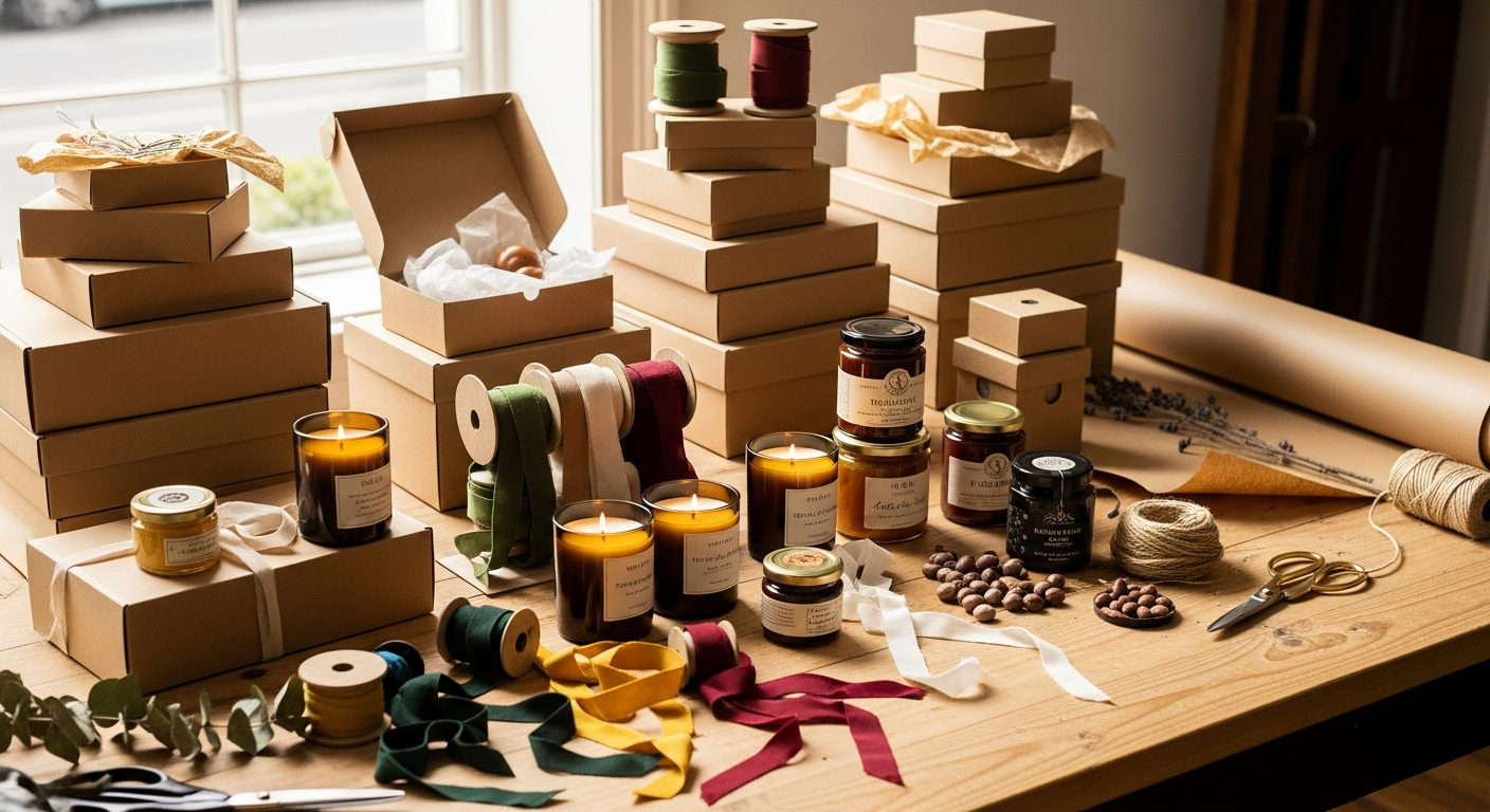 USA Health Goodies packing table