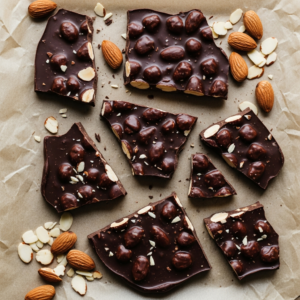 Dark Chocolate Almond Bark