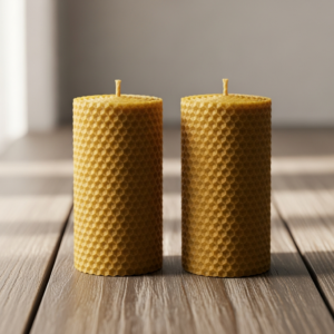 Honeycomb Beeswax Pillars