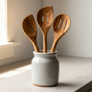 Olive Wood Utensil Set