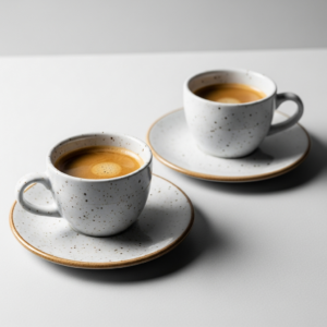Speckled Espresso Cups