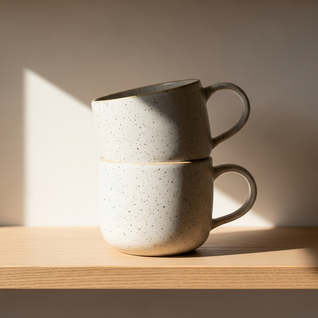 Stoneware Mug Duo