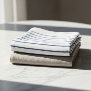 Striped Linen Tea Towels